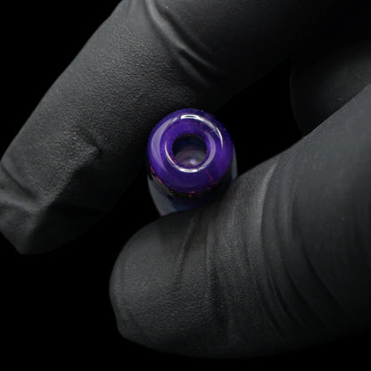 Violettes Mundstück des handgefertigten Hefe Glass Glastips