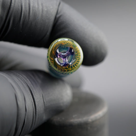 glass tip joint filter hefeglass airflow detail 12.3 mm handmade glass