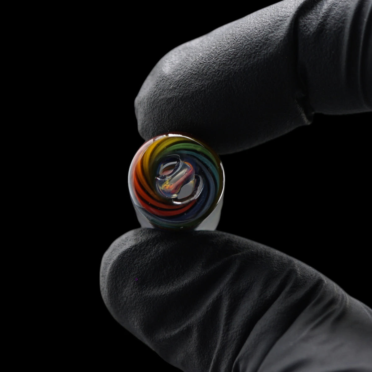 Nahaufnahme des 2-Loch-Systems mit transparentem Glassteg am Spectrum Wave Glastip