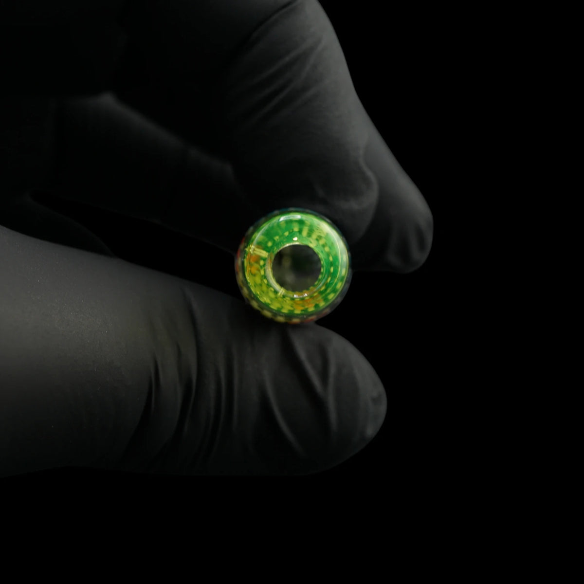 Leisure Glass Lime Mirage Hypnotech glass tip, 54.4 mm long and 13 mm in diameter