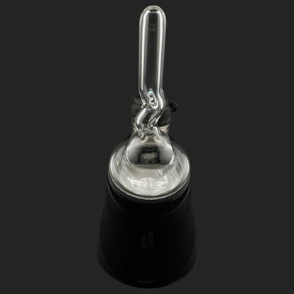 Back view of Magizle Glass Pure Eye Dry Top with minimalist clear glass design