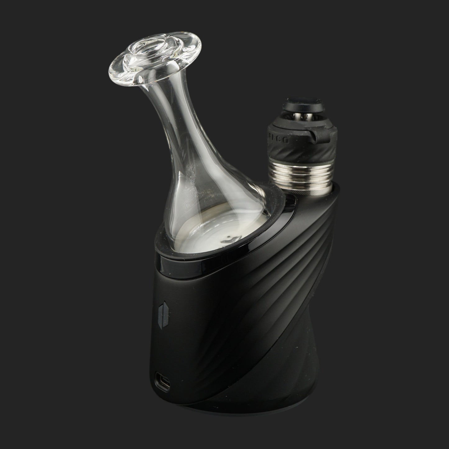 Handmade Mind Blowing Glass Crystal Decanter Dry Top for Puffco Peak Pro with direct airflow