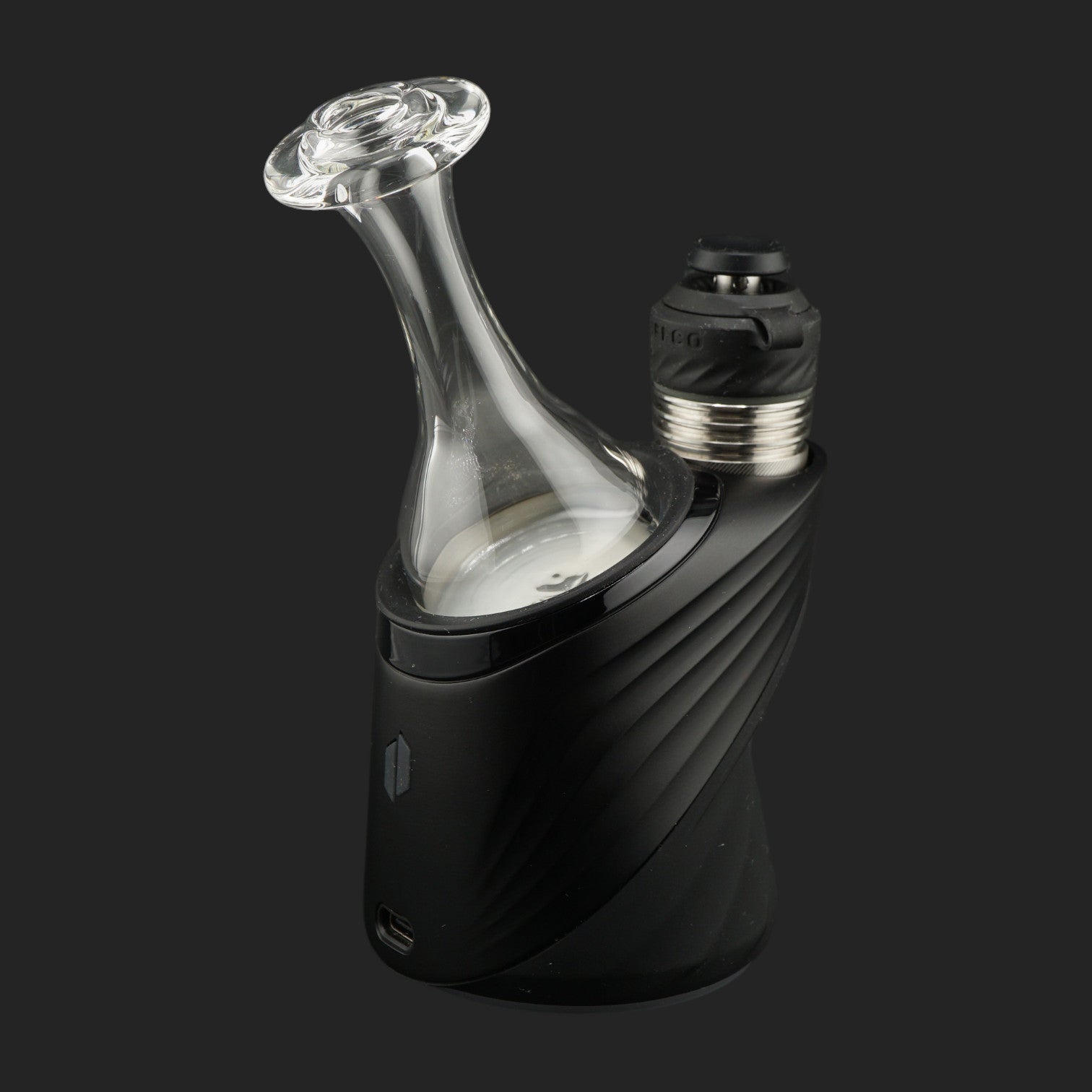 Handmade Mind Blowing Glass Crystal Decanter Dry Top for Puffco Peak Pro with direct airflow