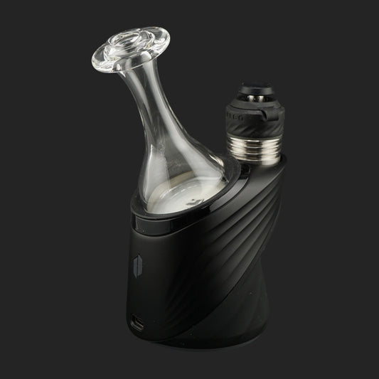 Handmade Mind Blowing Glass Crystal Decanter Dry Top for Puffco Peak Pro with direct airflow
