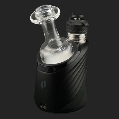 Custom Mind Blowing Glass Crystal Flow Dry Top 71 mm with direct airflow for Puffco Peak and Peak Pro