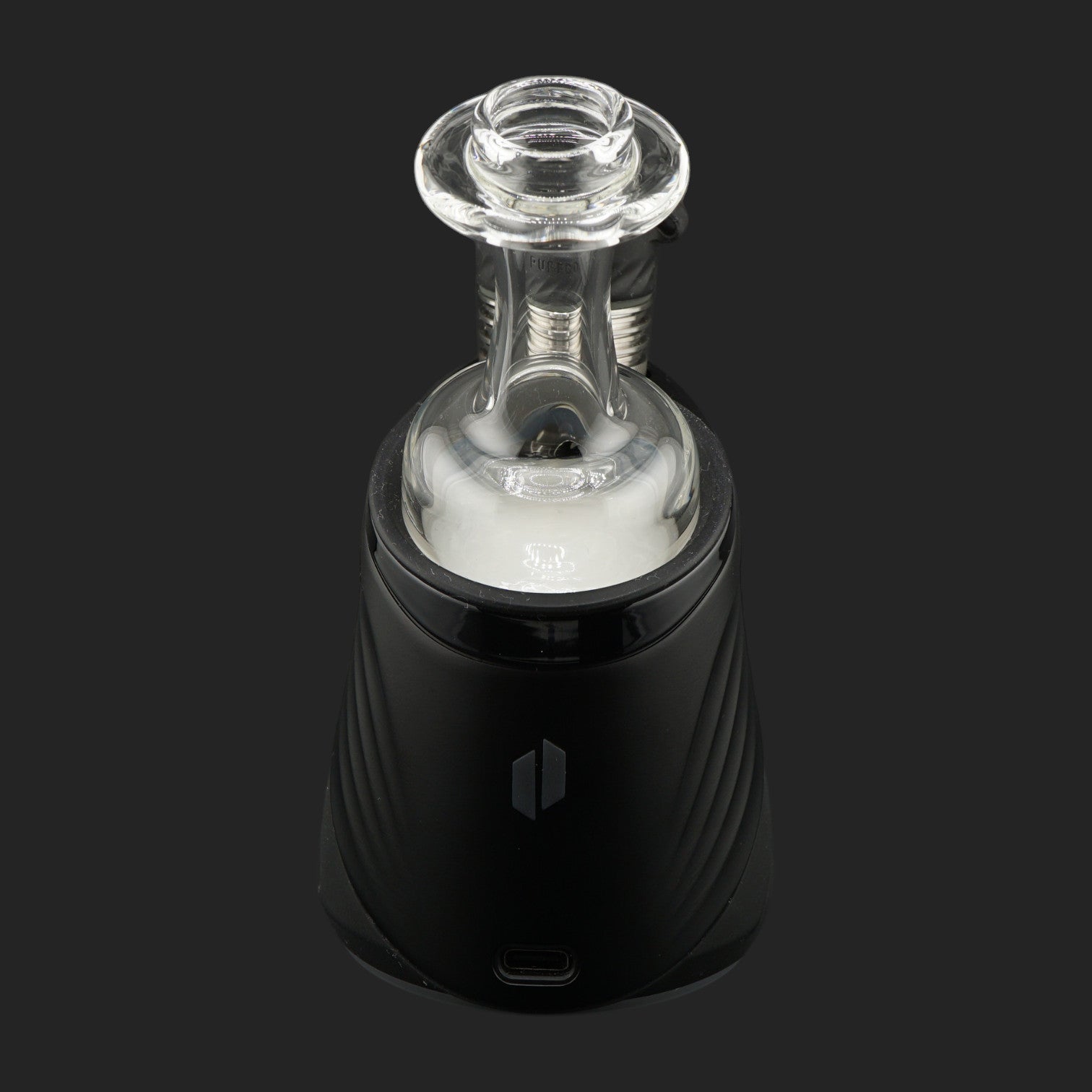 Mind Blowing Glass Crystal Flow Dry Top 71 mm clear glass attachment for Puffco Peak and Peak Pro