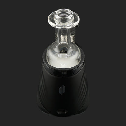Mind Blowing Glass Crystal Flow Dry Top 71 mm clear glass attachment for Puffco Peak and Peak Pro