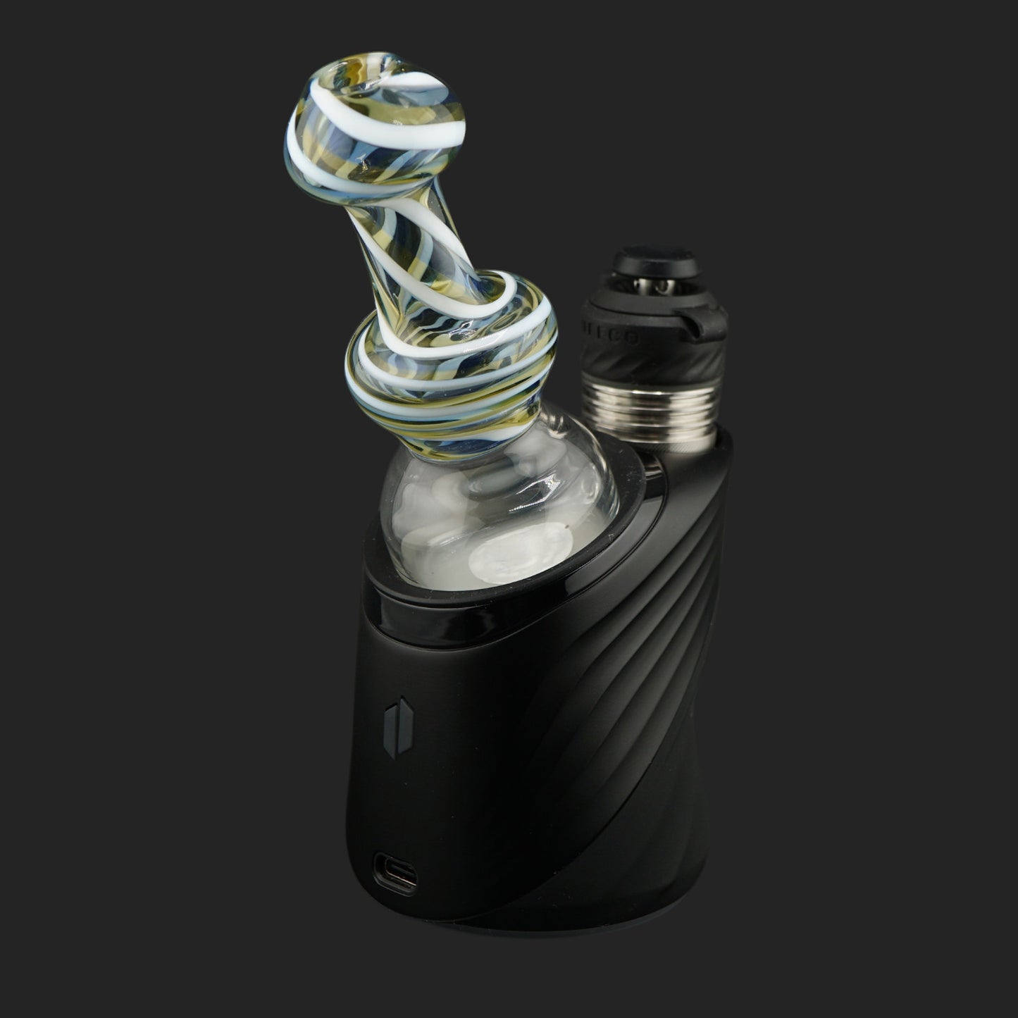 Handmade UV Helix Dry Top by Mind Blowing Glass for Puffco Peak and Peak Pro