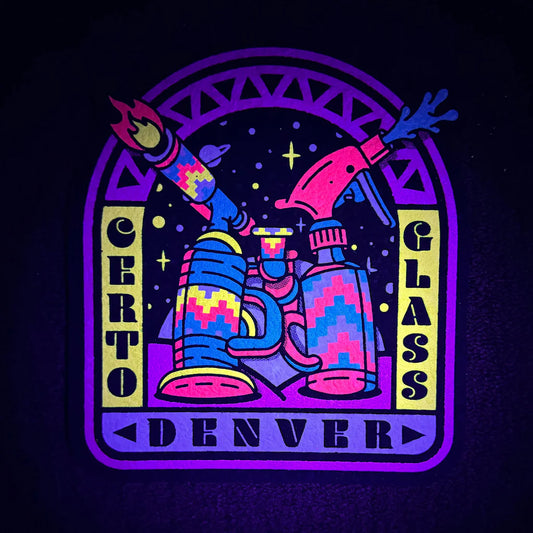 Certo Glass moodmat with UV screen print by Certo Glass