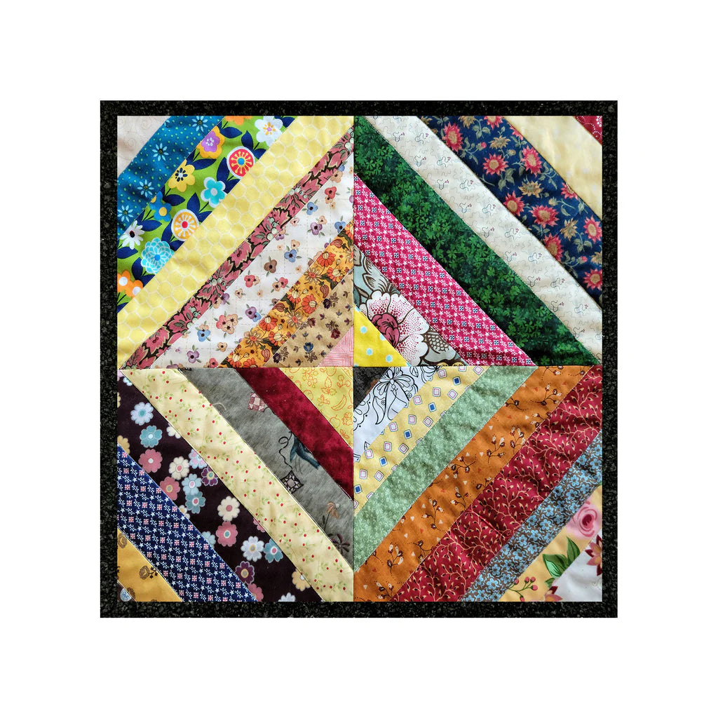 Geometrische Patchwork Dab Mat mit Full Color Print