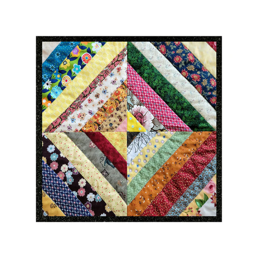 Geometrische Patchwork Dab Mat mit Full Color Print