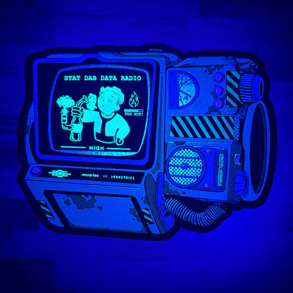 UV and glow effect of the PB 2000MK6 Artichoke moodmat in the dark