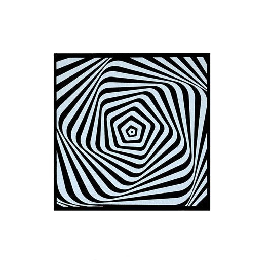 Wavy glow moodmat – small dab mat with glow effect