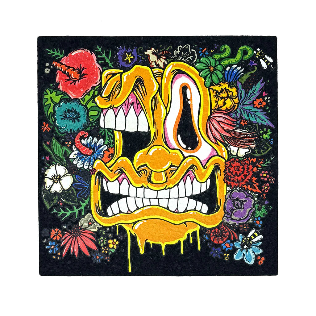 Winter Flower moodmat – limited dab mat by Melty Bros