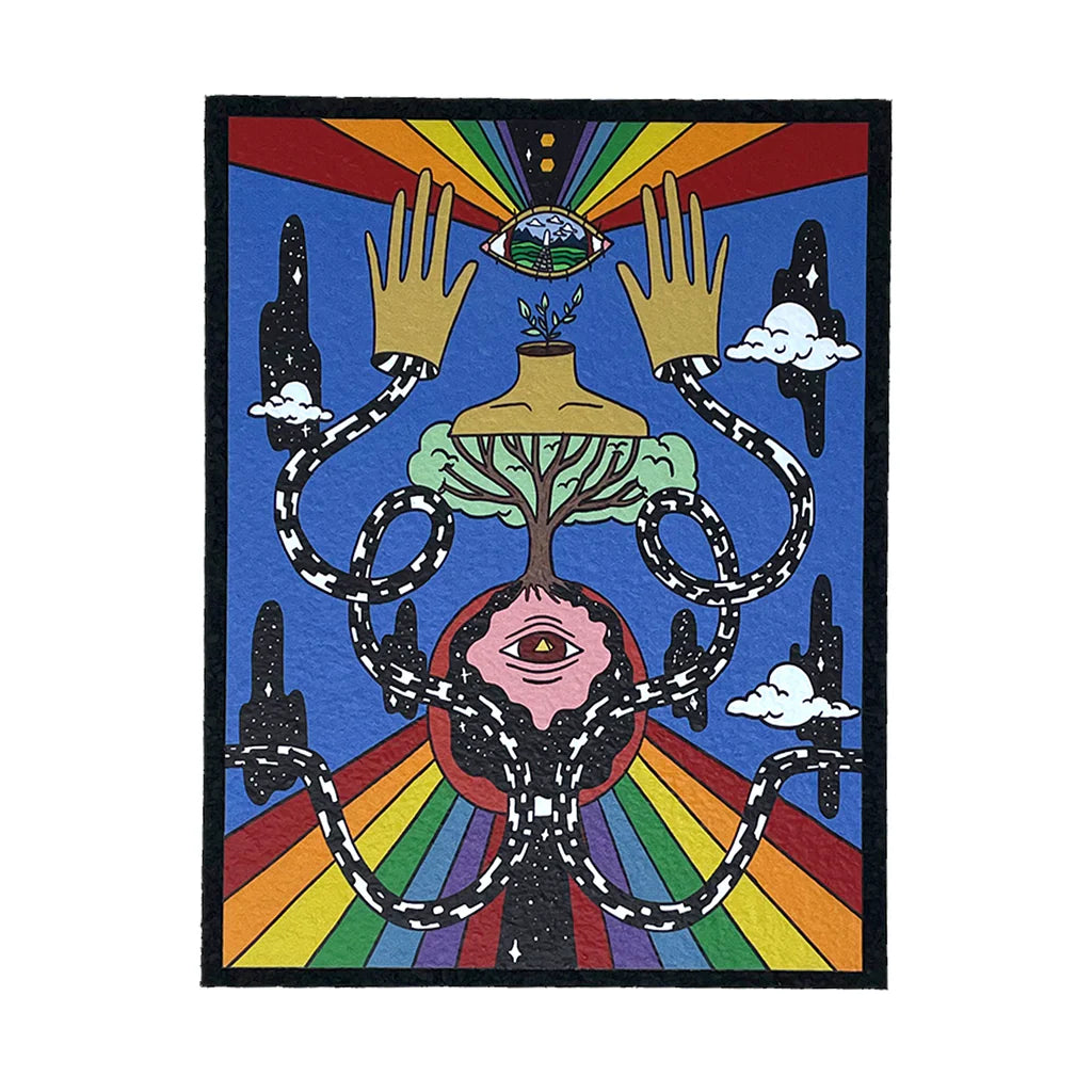 Slightly Humanoid moodmats – limited dab mat by spacedoutluluart