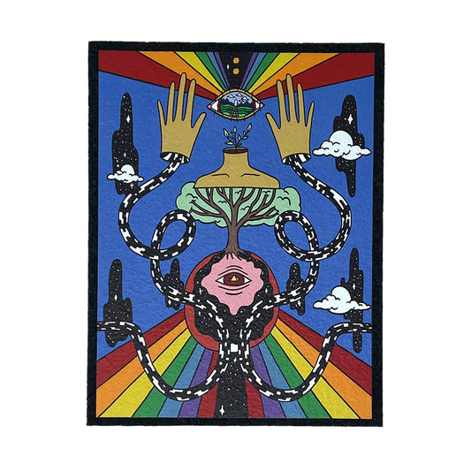 Slightly Humanoid moodmats – limited dab mat by spacedoutluluart