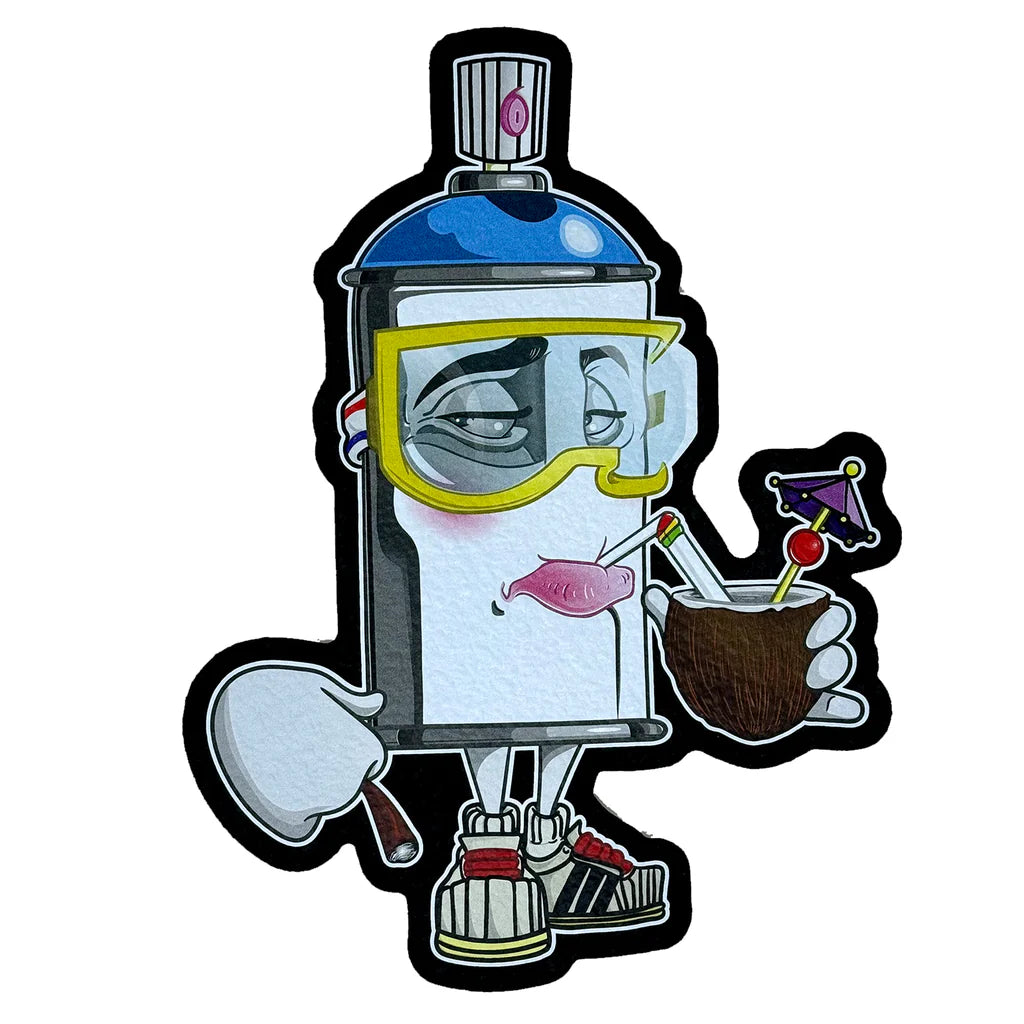 Spraycan Vacation moodmats – limited dab mat by Ses Uno