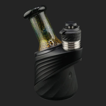 Handgefertigtes Nobullglassworks Golden Shimmer Dry Top aus .999 Silber und 24k Gold Fumed Borosilikatglas