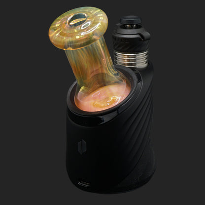 Custom Nobullglassworks Morning Dew Dry Top für Puffco Peak Pro mit .999 Silver und 24k Gold Fumed Finish