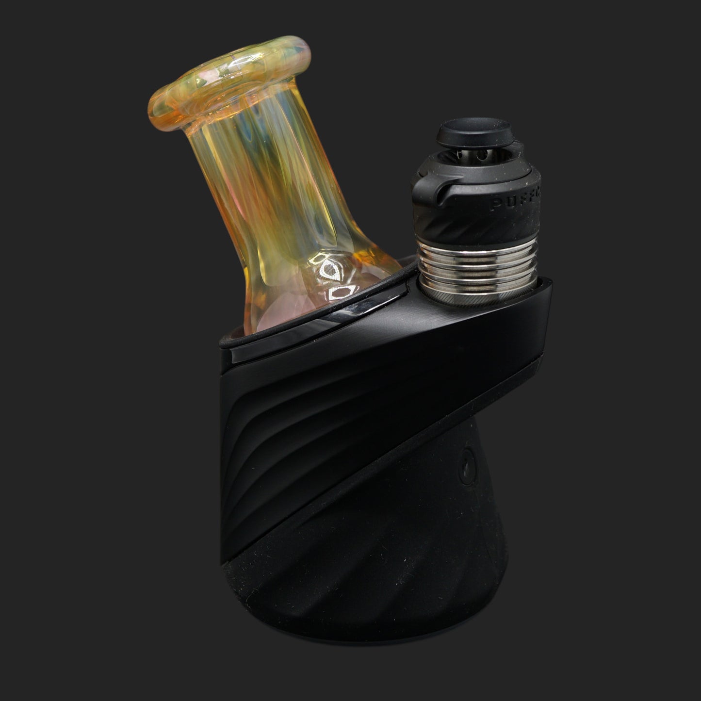 Nobullglassworks Morning Dew Dry Top 67 mm für Puffco Peak und Puffco Peak Pro aus Silver und Gold Fumed Borosilikatglas