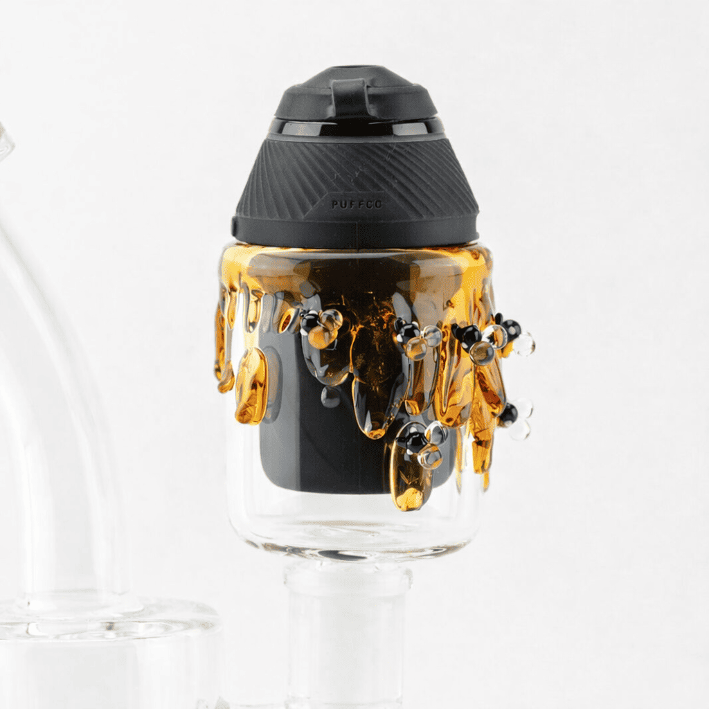 Puffco Proxy Glas im Honig Design mit Bienen