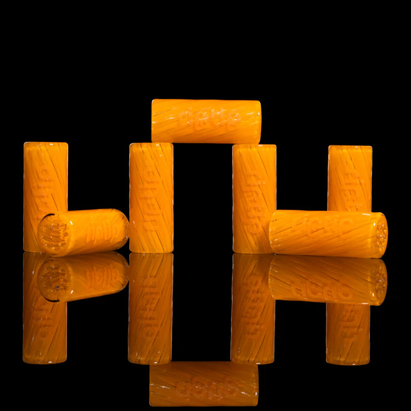 RipTip Rasta Gold 8mm Glastip Glasfilter für Joints