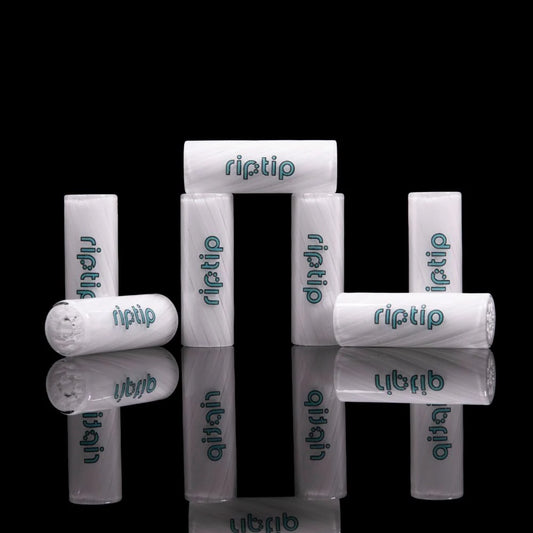 RipTip Star White glass tip in pearl white – 10 mm and 11 mm XL