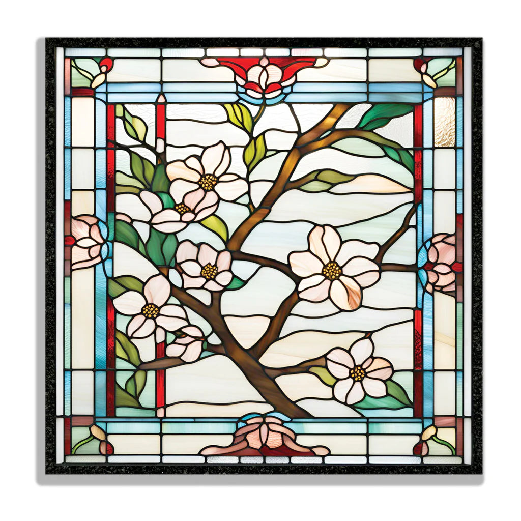 Stained Flower 12 Moodmats Dab Mat mit Full Color Print